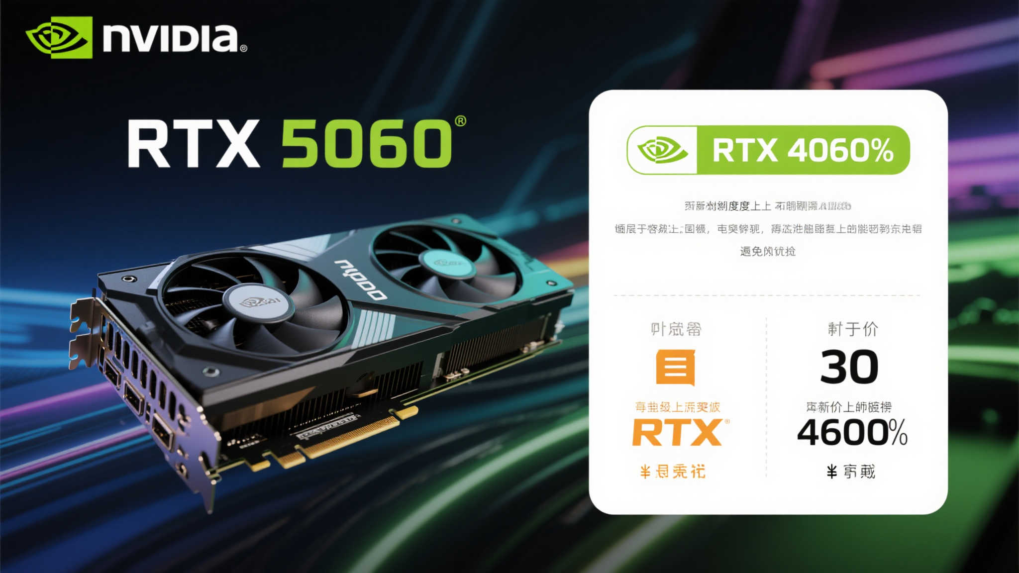 英伟达RTX 5060评测规定：禁止与RTX 4060进行对比！
